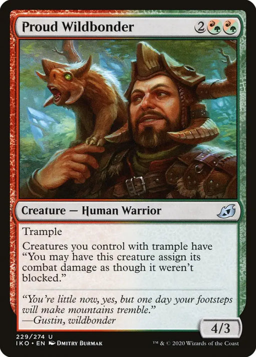 Proud Wildbonder [Ikoria: Lair of Behemoths] - MTG Single