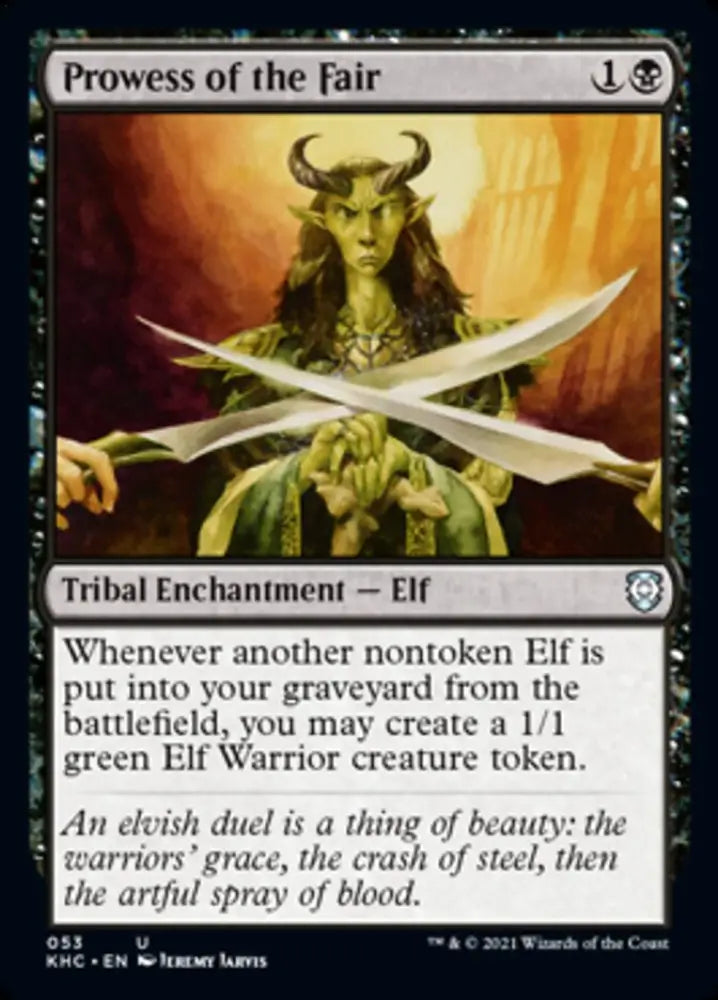 Prowess of the Fair [Kaldheim Commander] - MTG Single