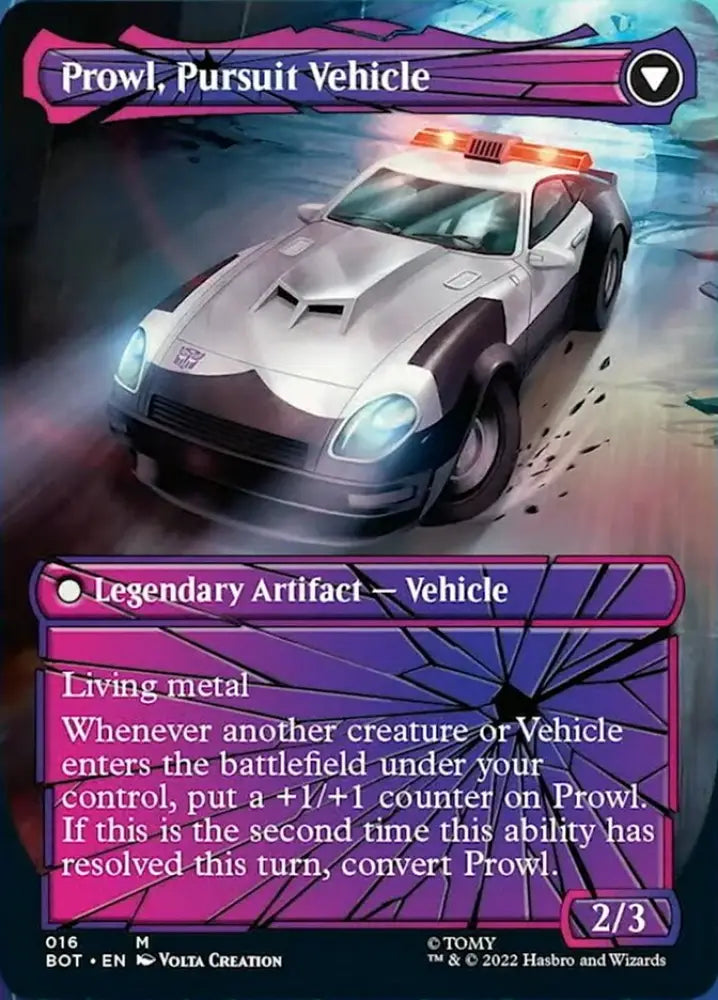 Prowl Stoic Strategist // Prowl Pursuit Vehicle (Shattered Glass) [Transformers] - MTG Single