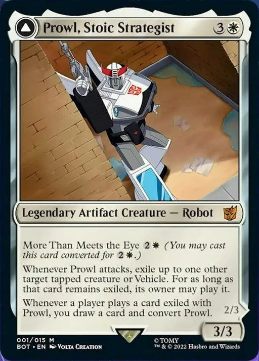 Prowl Stoic Strategist // Prowl Pursuit Vehicle [Transformers] - MTG Single