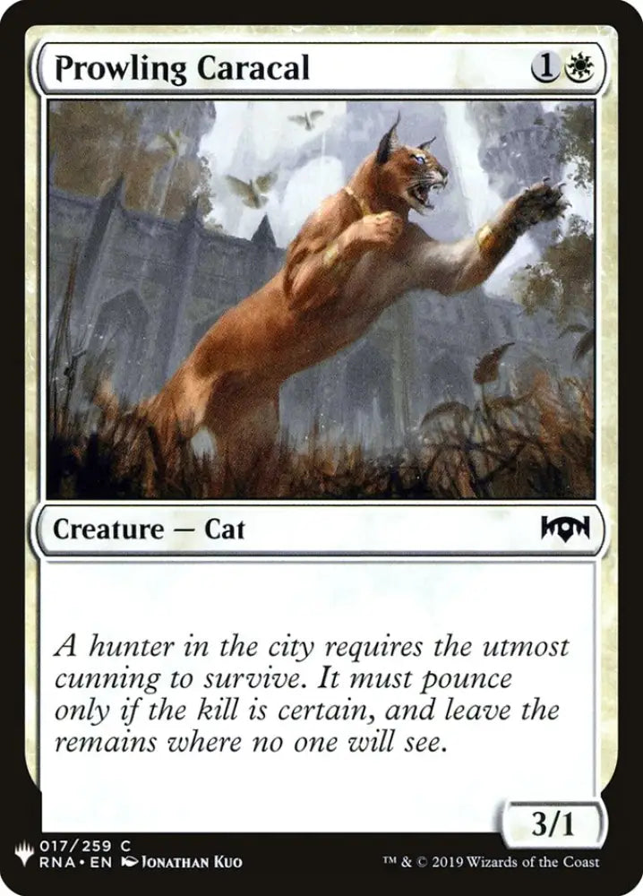 Prowling Caracal [Mystery Booster] - MTG Single