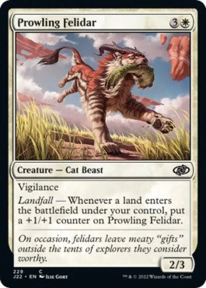 Prowling Felidar [Jumpstart 2022] - MTG Single