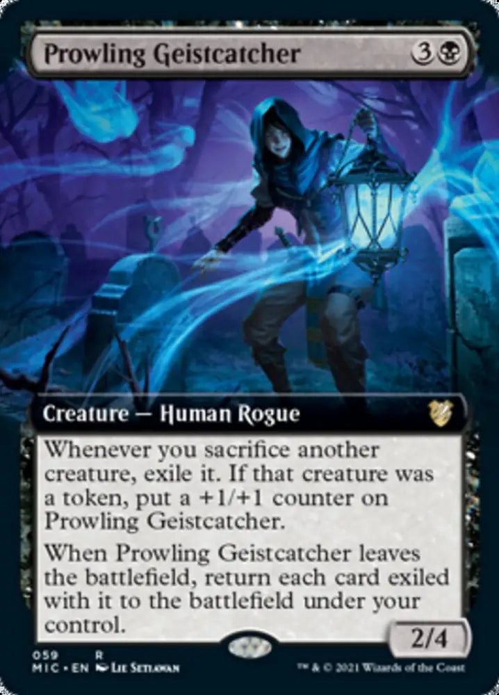Prowling Geistcatcher (Extended Art) [Innistrad: Midnight Hunt Commander] - MTG Single