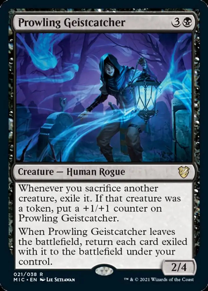 Prowling Geistcatcher [Innistrad: Midnight Hunt Commander] - MTG Single