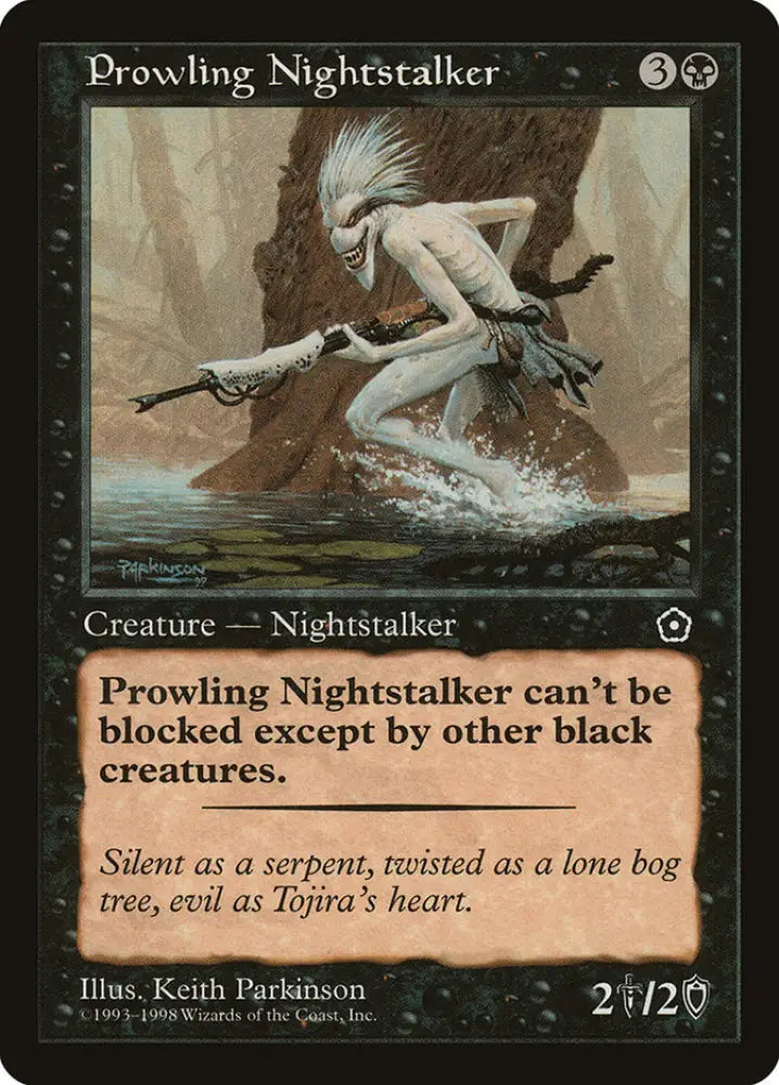 Prowling Nightstalker [Portal Second Age] - MTG Single