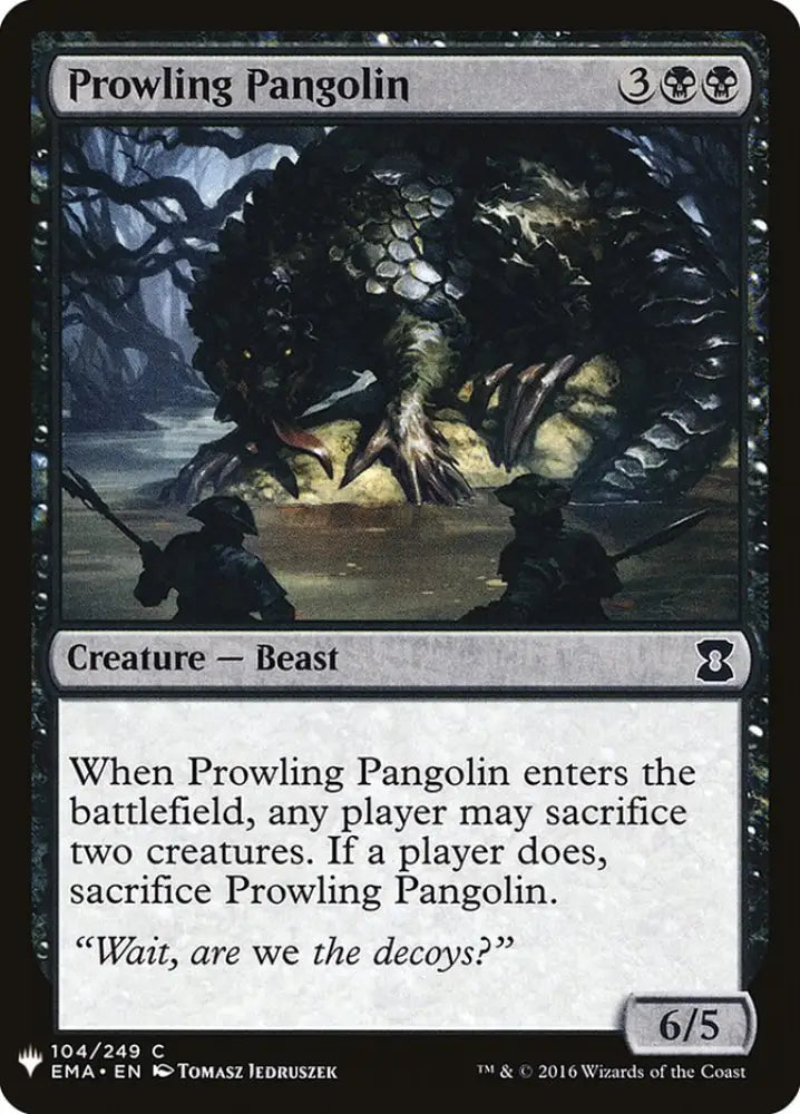 Prowling Pangolin [Mystery Booster] - MTG Single