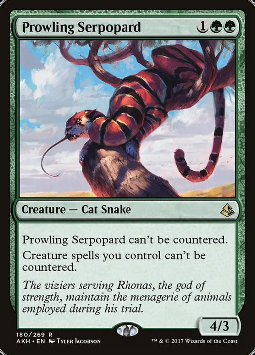 Prowling Serpopard [Amonkhet] - MTG Single