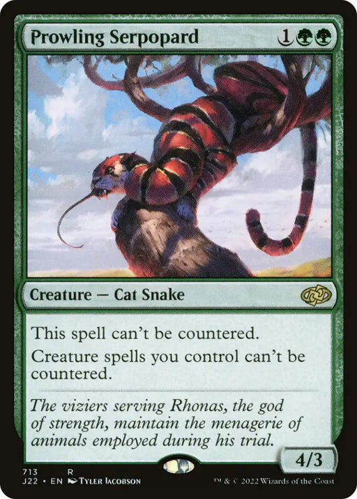 Prowling Serpopard [Jumpstart 2022] - MTG Single