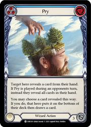 Pry (Blue) [Everfest] 1st Edition Rainbow Foil - Flesh And Blood Single