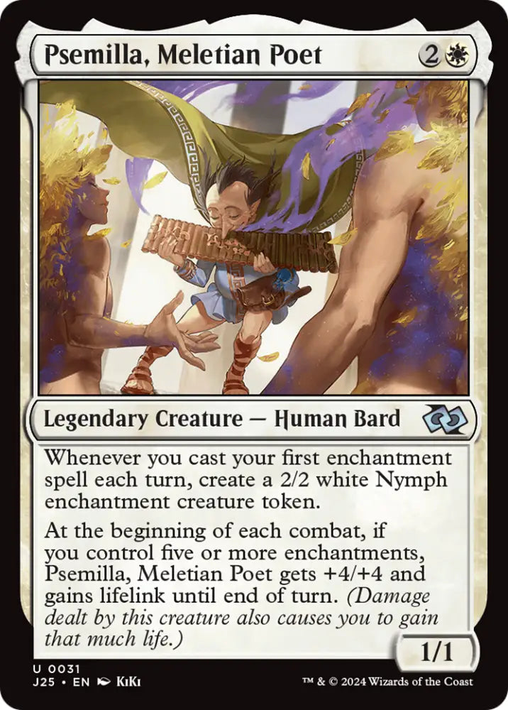 Psemilla Meletian Poet (Anime) [Foundations Jumpstart] - MTG Single