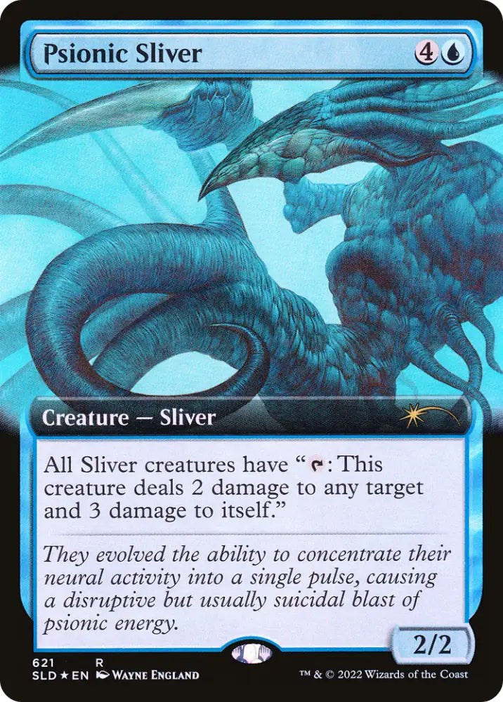 Psionic Sliver (Extended Art) [Secret Lair Drop Promos] - MTG Single