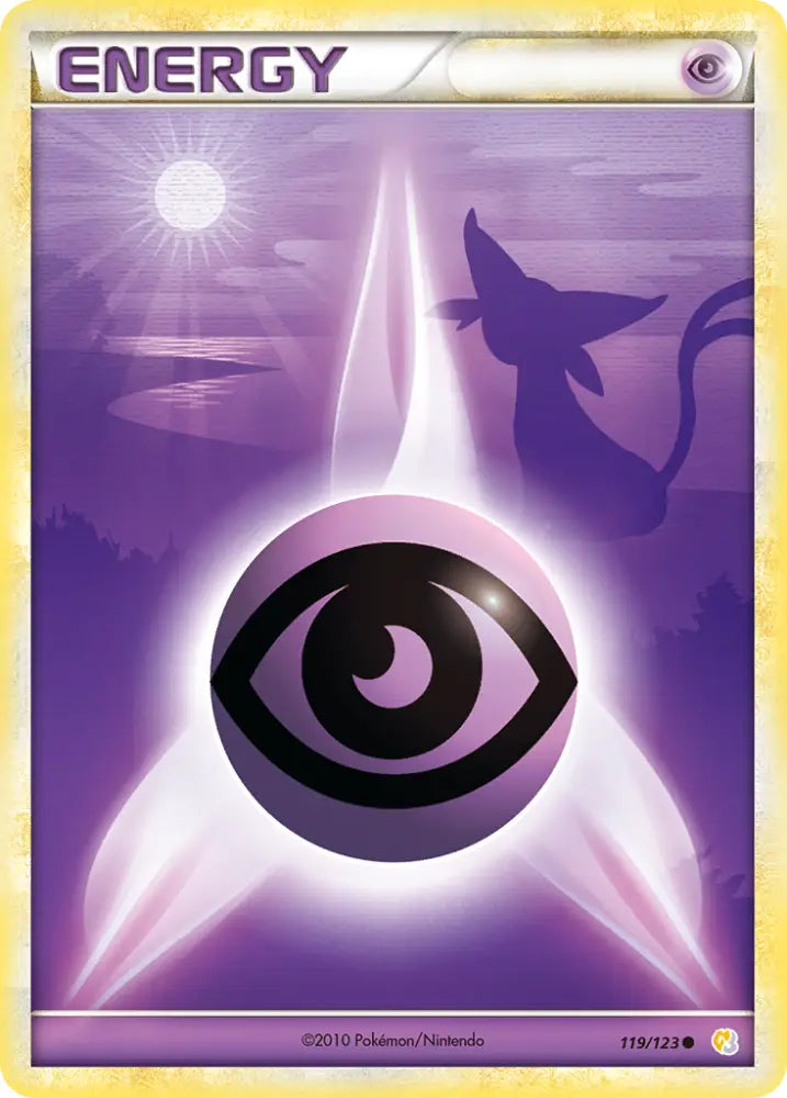 Psychic Energy (119/123) [HeartGold & SoulSilver: Base Set] - Pokemon Single