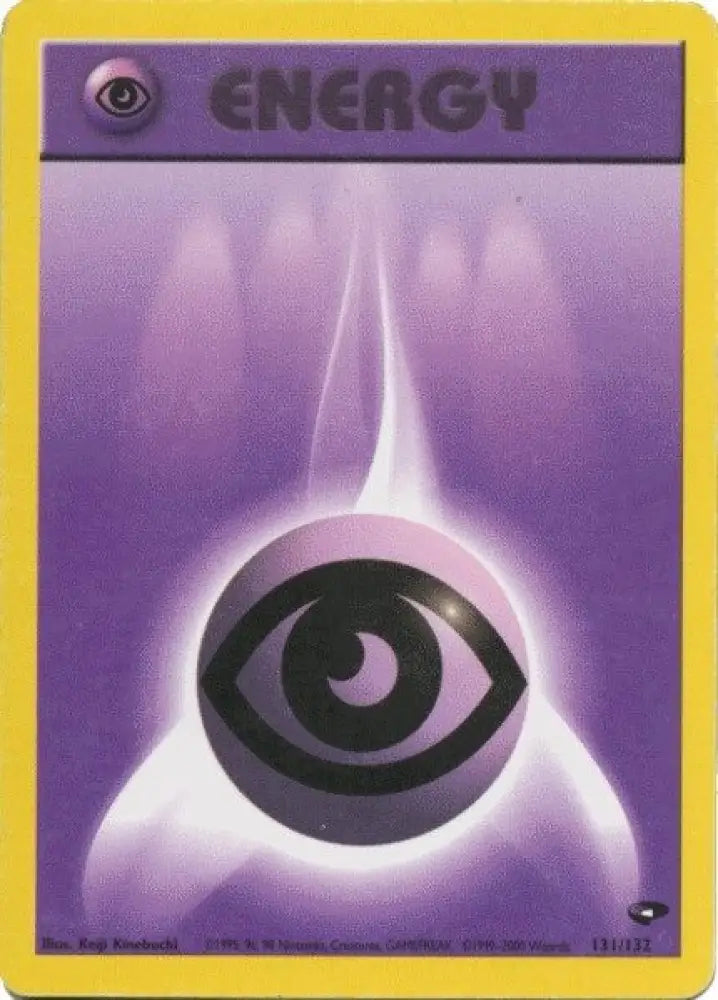 Psychic Energy (131/132) [Gym Challenge Unlimited] - Pokemon Single