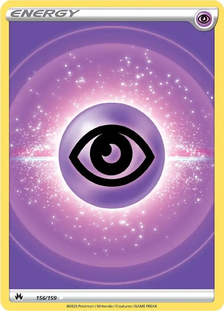 Psychic Energy (156/159) (Texture Full Art) [Sword & Shield: Crown Zenith] - Pokemon Single