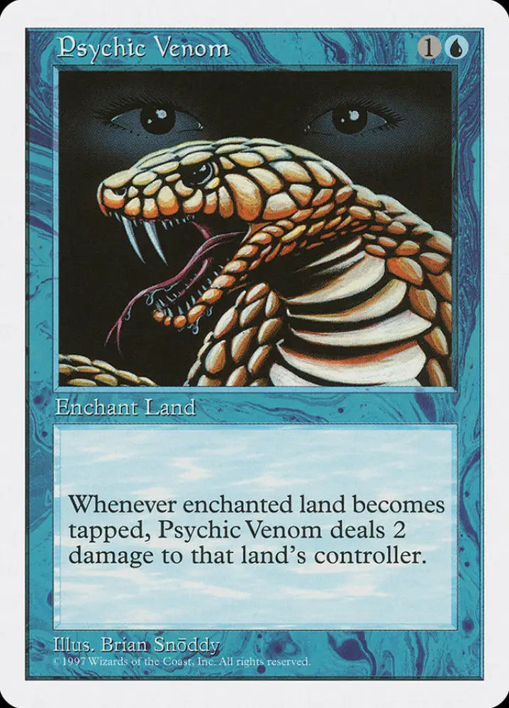 Psychic Venom [Fifth Edition] - MTG Single