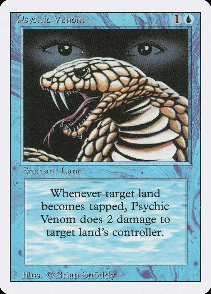 Psychic Venom [Revised Edition] - MTG Single