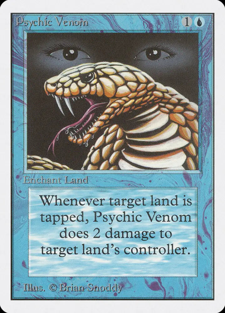 Psychic Venom [Unlimited Edition] - MTG Single