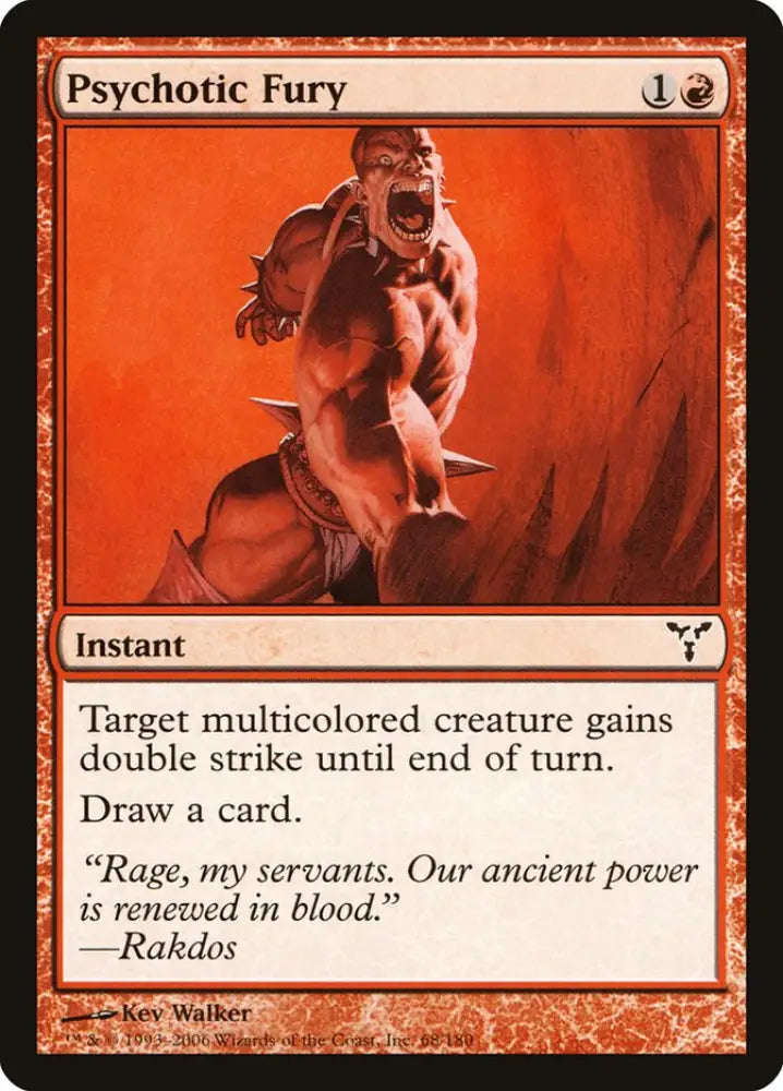 Psychotic Fury [Dissension] - MTG Single