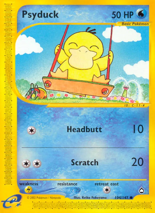 Psyduck (104/147) [Aquapolis] - Pokemon Single