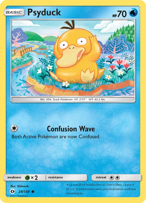 Psyduck (28/149) [Sun & Moon: Base Set] - Pokemon Single