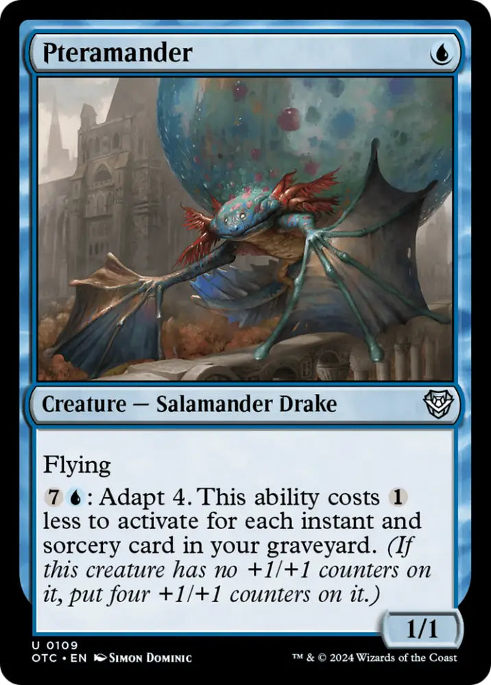Pteramander [Outlaws of Thunder Junction Commander] - MTG Single