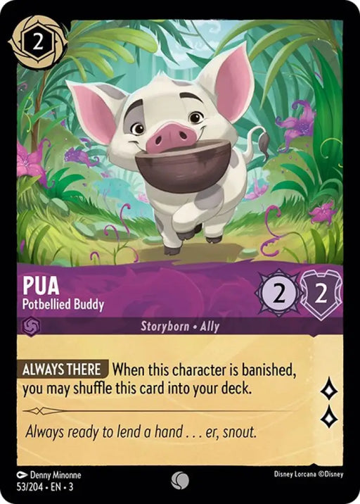 Pua - Potbellied Buddy (53/204) [Into the Inklands] - Lorcana Single