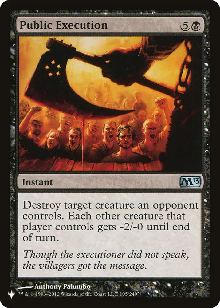 Public Execution [The List] - MTG Single
