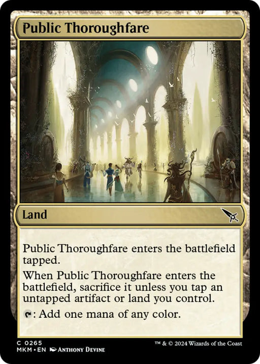 Public Thoroughfare [Murders at Karlov Manor] - MTG Single
