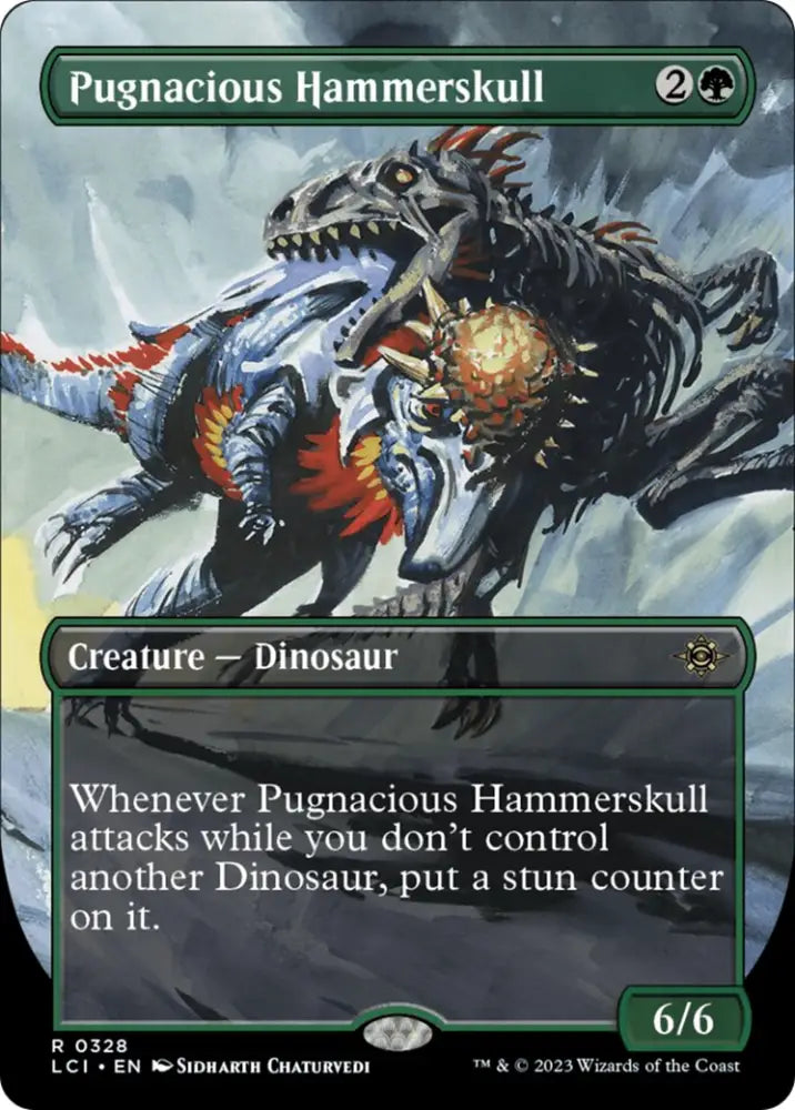 Pugnacious Hammerskull (Borderless) [The Lost Caverns of Ixalan] - MTG Single