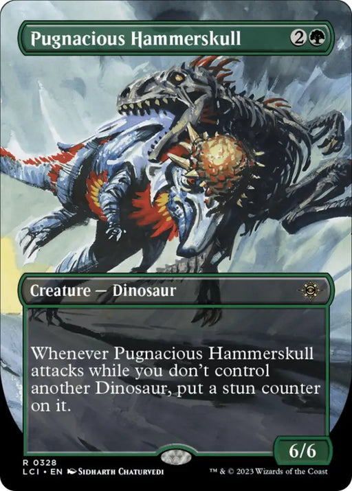 Pugnacious Hammerskull (Borderless) [The Lost Caverns of Ixalan] - MTG Single