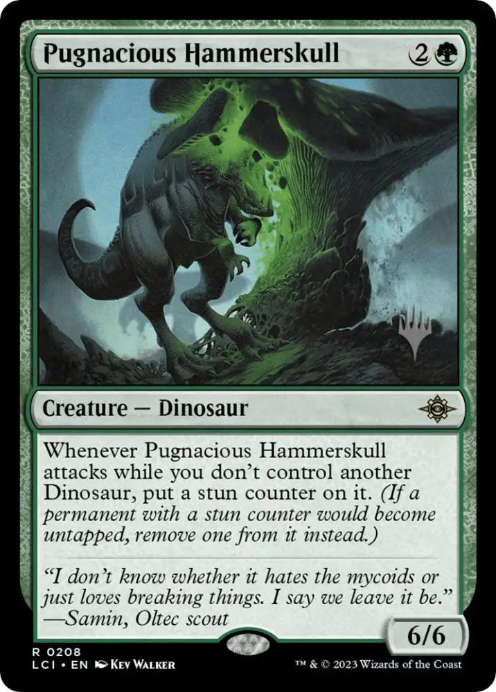 Pugnacious Hammerskull (Promo Pack) [The Lost Caverns of Ixalan Promos] - MTG Single