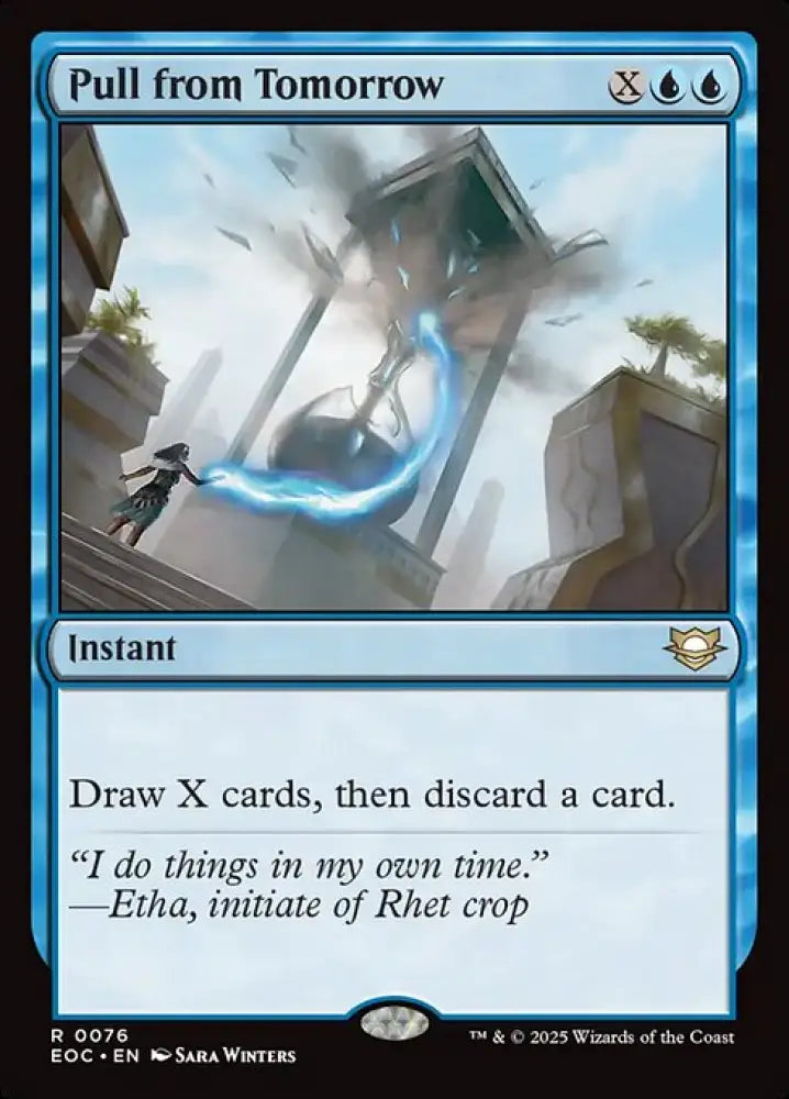 Pull from Tomorrow (76) [Edge of Eternities Commander]