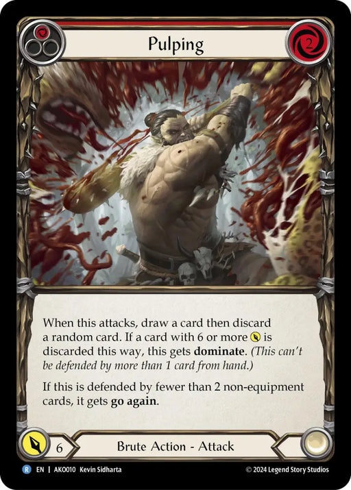 Pulping (Red) [AKO010] (Armory Deck: Kayo) - Flesh And Blood Single
