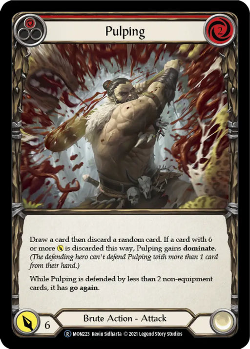 Pulping (Red) [Monarch Unlimited] Unlimited Normal - Flesh And Blood Single