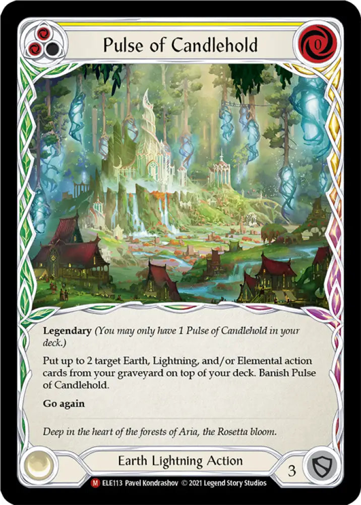 Pulse of Candlehold [Tales of Aria 1st Edition] 1st Edition Cold Foil - Flesh And Blood Single
