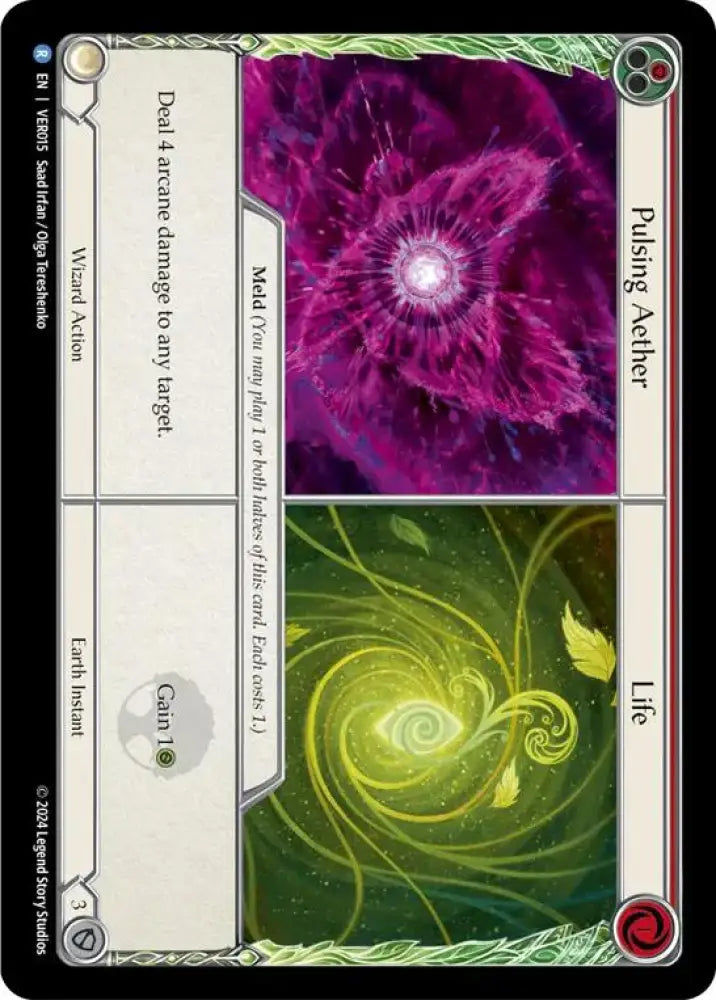 Pulsing Aether / Life [Rosetta] (Verdance Blitz Deck) - Flesh And Blood Single