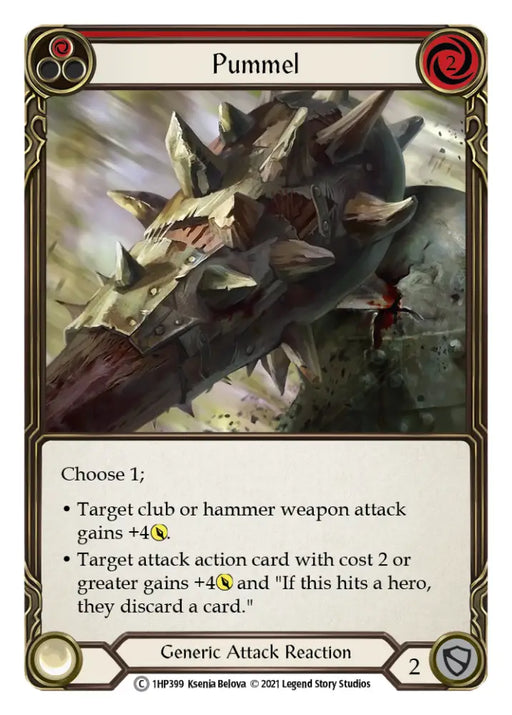 Pummel (Red) [1HP399] (History Pack 1) - Flesh And Blood Single