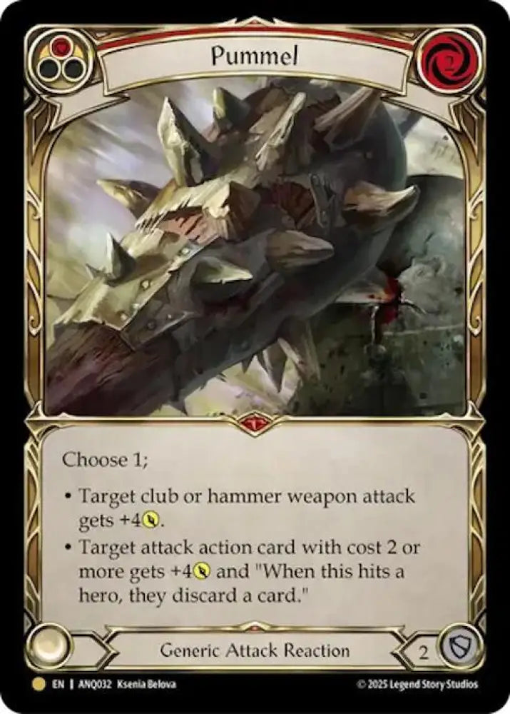 Pummel (Red) (ANQ032) [Compendium of Rathe - Antiquity Pack]