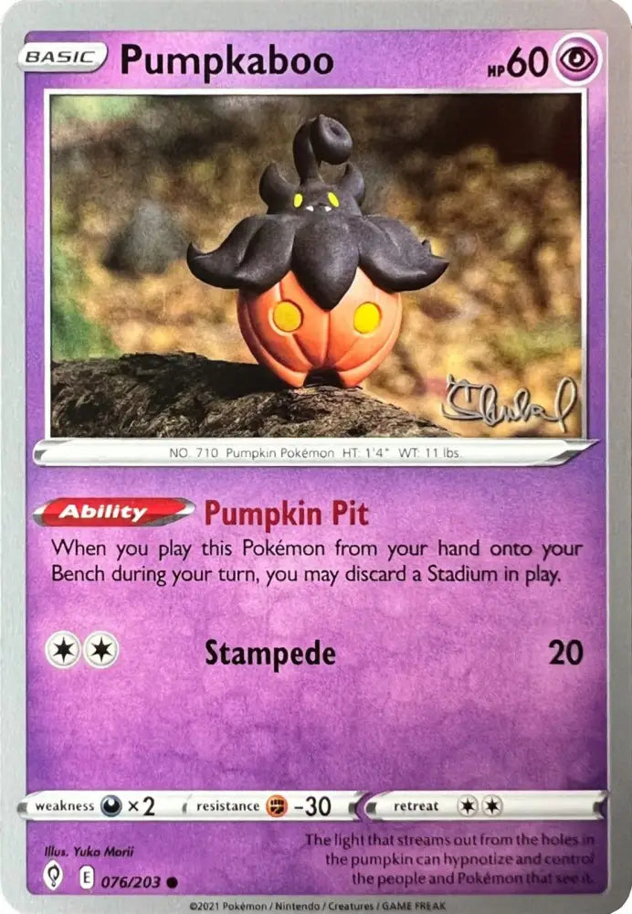Pumpkaboo (076/203) (ADP - Ondrej Skubal) [World Championships 2022] - Pokemon Single