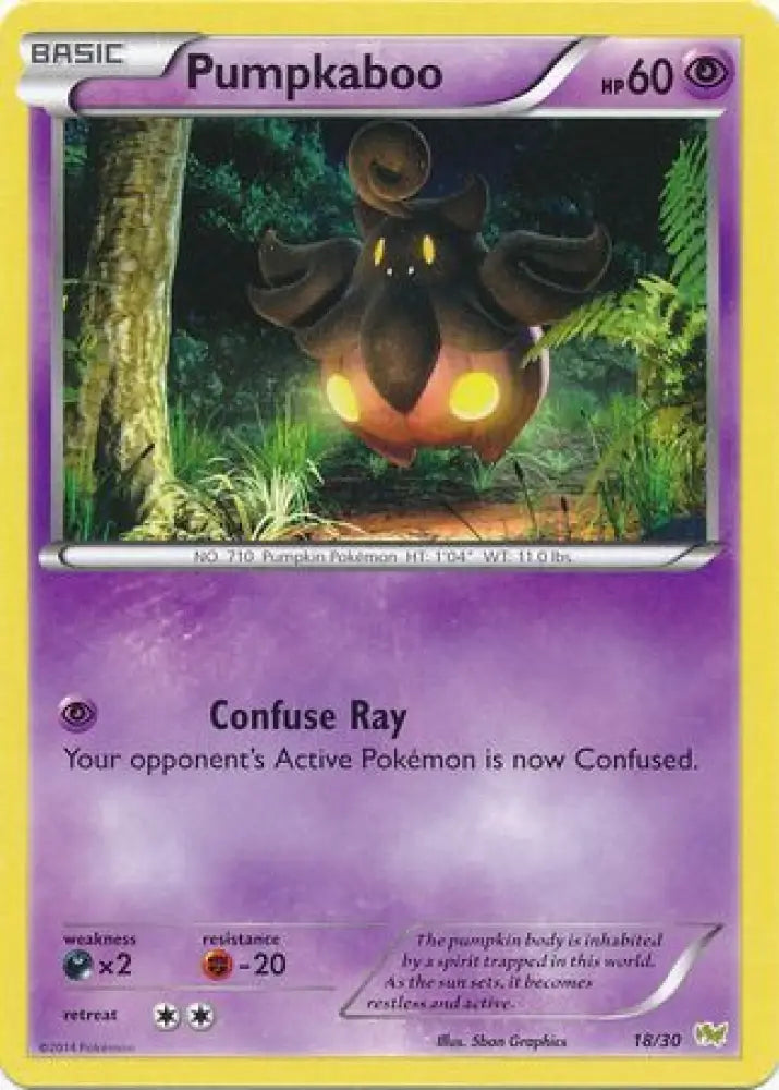 Pumpkaboo (18/30) [XY: Trainer Kit - Noivern] - Pokemon Single