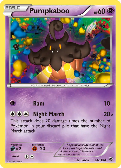 Pumpkaboo (44/119) [XY: Phantom Forces] - Pokemon Single