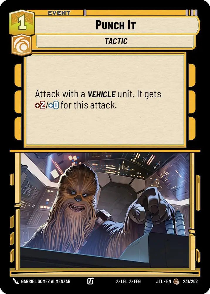 Punch It (231/262) [Jump to Lightspeed] - Star Wars: Unlimited Single