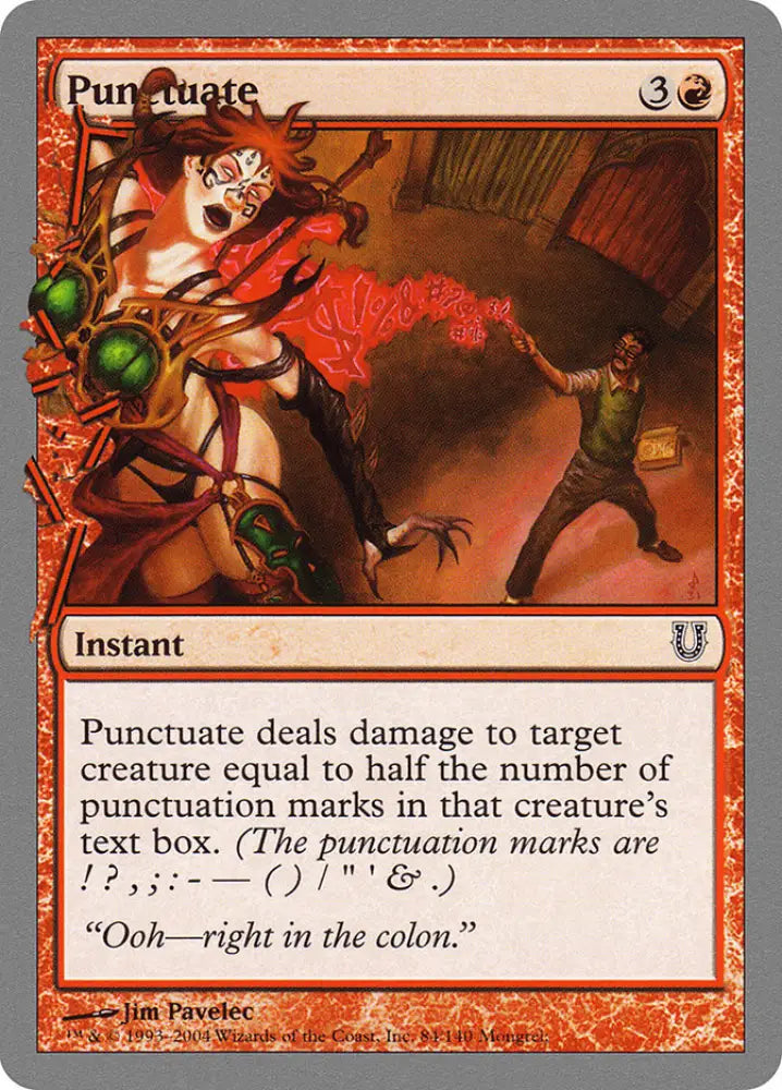 Punctuate [Unhinged] - MTG Single