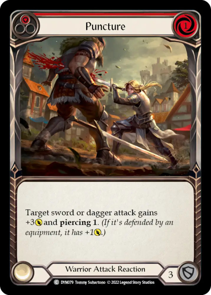 Puncture (Red) [Dynasty] - Flesh And Blood Single