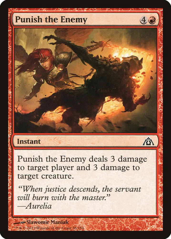 Punish the Enemy [Dragon’s Maze] - MTG Single