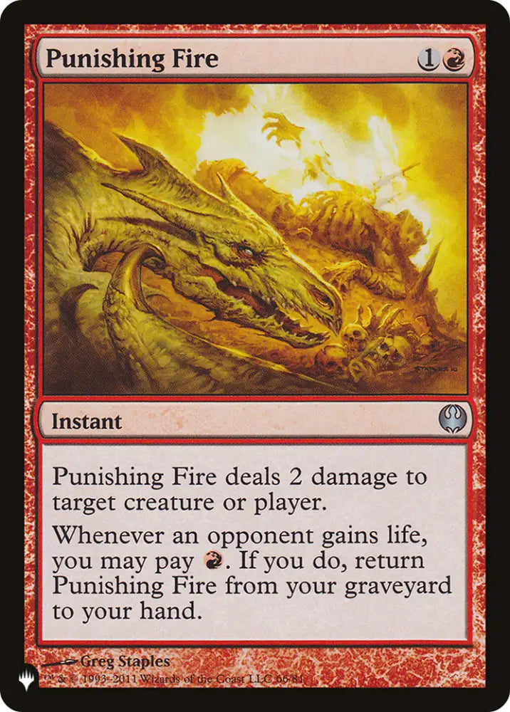 Punishing Fire [The List] - MTG Single