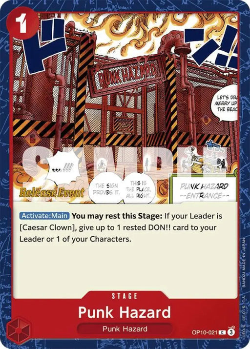 Punk Hazard (OP10-021) [Royal Blood Release Event Cards]
