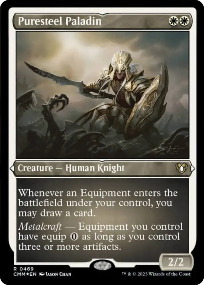 Puresteel Paladin (Foil Etched) [Commander Masters] - MTG Single