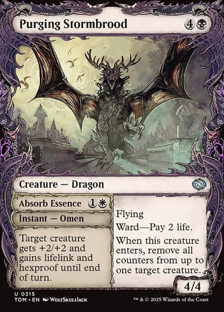 Purging Stormbrood // Absorb Essence (315) [Tarkir: Dragonstorm]