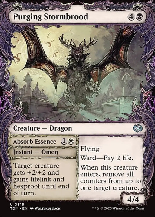 Purging Stormbrood // Absorb Essence (315) [Tarkir: Dragonstorm]
